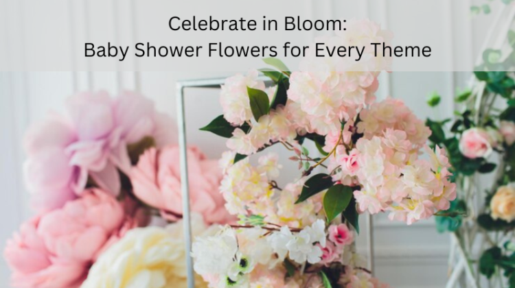 Baby shower flowers