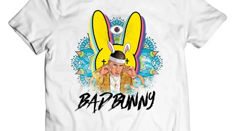 Bad Bunny T Shirt Taking Over Wardrobe Scene