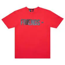 Vlone Friends Black & Red T-shirt
