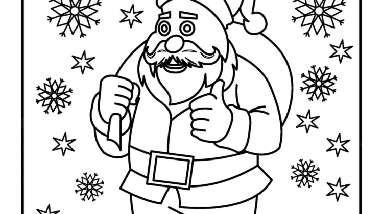 Step By Step Santa Claus Drawing For Kids